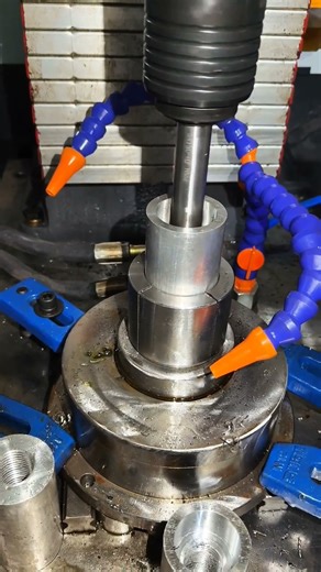 Automatic tapping machine for round tube m24, depth 80mm, strong rigidity for square column