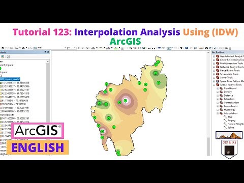 Interpolation Analysis Using (IDW) in ArcGIS