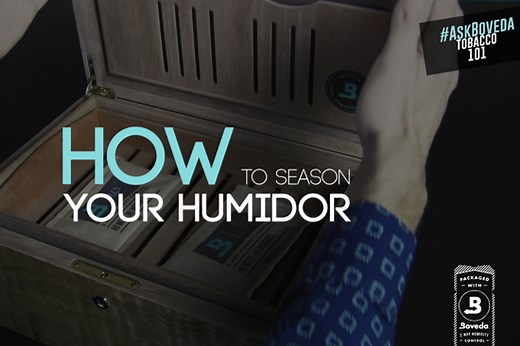 How to Season A Humidor with Boveda for Seasoning - Boveda