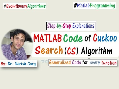 MATLAB Code of Cuckoo Search Algorithm: Step-by-Step Explanations