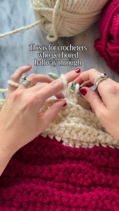 If you’ve never finished a blanket before this is the pattern for you. A simple repeat builds quickly and creates an incredibly satisfying texture. Color changes keep things interesting and fun. You’ll finish this blanket in no time. Comment “waves” for the link #crochet | Hookandfibermade