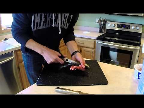How to Clean a Rainbow Trout - Gut and Gill Technique