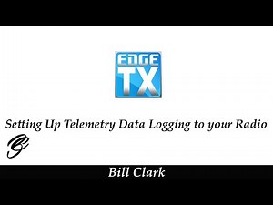 EdgeTX Setting Up Telemetry Data Logging to your Radio
