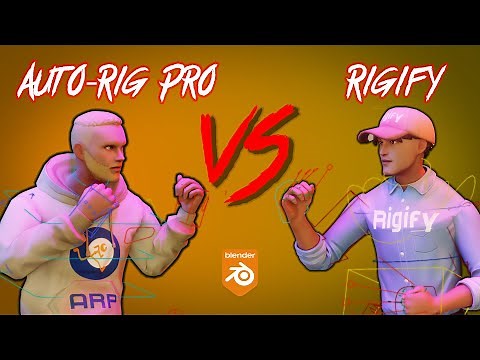 [Blender] Auto-rig Pro VS Rigify