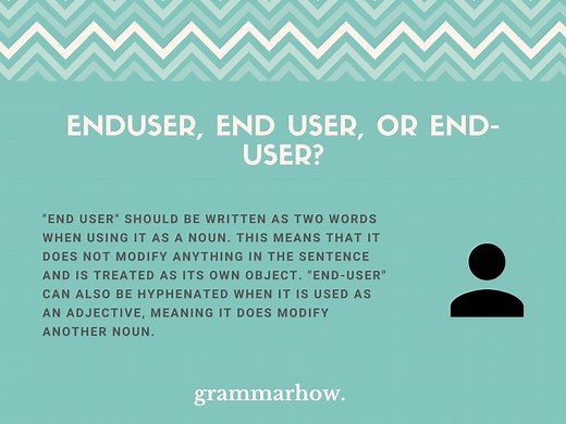 Enduser, End user, or End-user? (Helpful Examples)