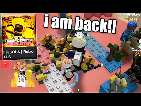JOHN TOWER IS BACK IN TDS.. | ROBLOX
