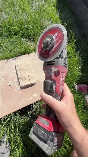 how to cut stone veneer or tile￼ using battery powered tools ￼