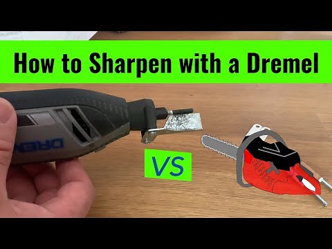 How to Sharpen a Chainsaw using the Dremel Sharpening Kit [Quick and Easy]
