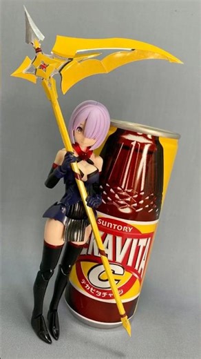 空き缶リサイクルしてハロウィン大鎌作ってみた【メガミデバイス1/12】#shorts #craft #diy #remake #ハンドメイド