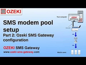 Send SMS with a GSM modem pool Part 2 - Configurate GSM modem pool