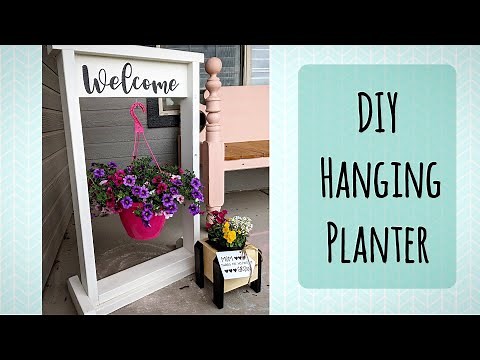 DIY Wooden Hanging Planter | Step-by-Step Woodworking Guide