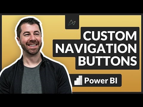 How to Set Up Custom Page Navigation Buttons in Power BI Desktop (PBIX File Included!)