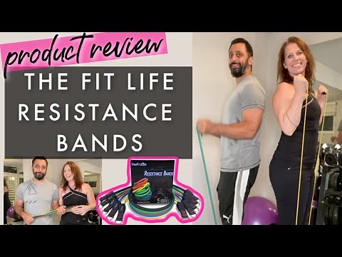 THE FIT LIFE - RESISTANCE BANDS (unboxing, review, demo)