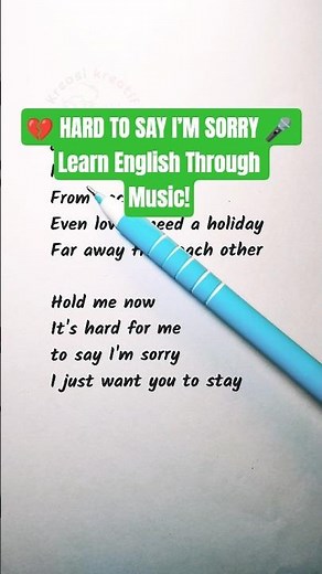 Hard to Say I’m Sorry – Chicago | Classic Lyric Sing-Along 🎧