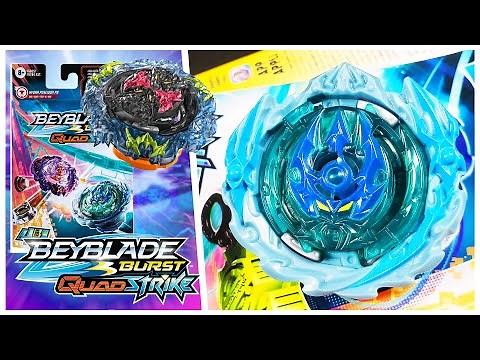DOUBLE REVIEW!! NEW Hydra Poseidon P8 & Ambush Bazilisk B8 Burst Beyblade QuadStrike Unboxing S 7