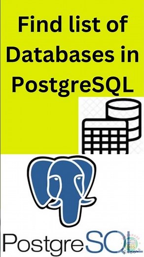 How to List All Databases in PostgreSQL: Simple Guide | 2024 update #postgresql #postgres