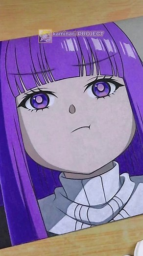 Drawing Fern from Sousou no Frieren