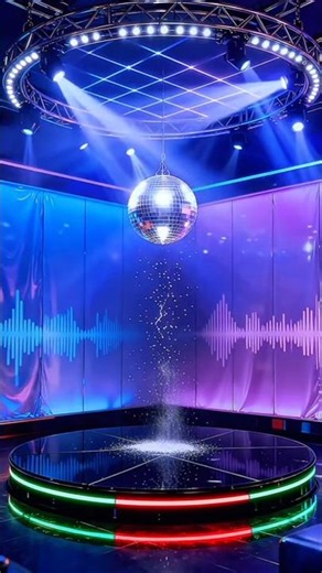 Light Show 🔮 | DJ Stage Setup | Magical Party Vibes | 3D Light Reflection Scene