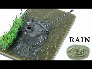 Panther of The Swamp - How to Make a Rain Diorama (Epoxy Resin Water Diorama)