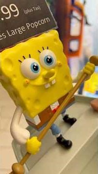 SpongeBob Popcorn Bucket. #cinematictendency #amctheaters #spongebobsquarepantsmovie