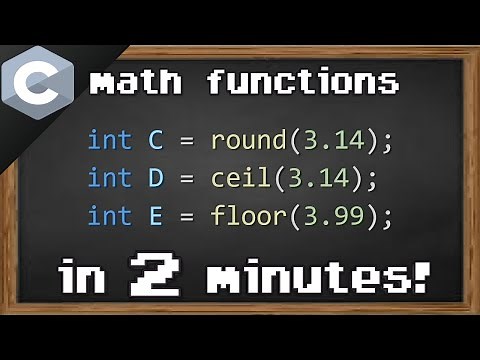 C math functions 📚