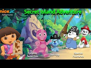 Nick Jr. Adventures: Secret Island Adventures DVD Menu (My Version)