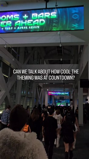 Electronic Music | Raves | Food | Community on Instagram: "Can we talk about the theming at #CountdownNYE for a second? The alien invasion concept, paired with those full on spaceship vibes inside the convention center, was seriously next level. From the moment you walked in, it felt like you were being pulled straight into a mothership rather than just entering a venue. The immersive details, lighting, and set design all worked together perfectly, making the experience feel intentional and full