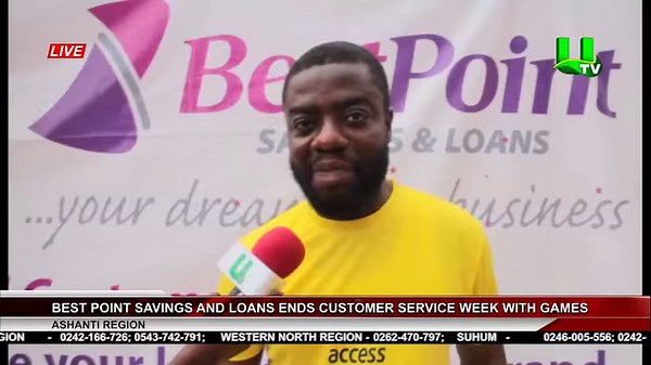 Best Point Savings and Loans Ends Customer Service Week with Exciting Games cc: Best Point Savings & Loans #UTVGhana | UTV Ghana
