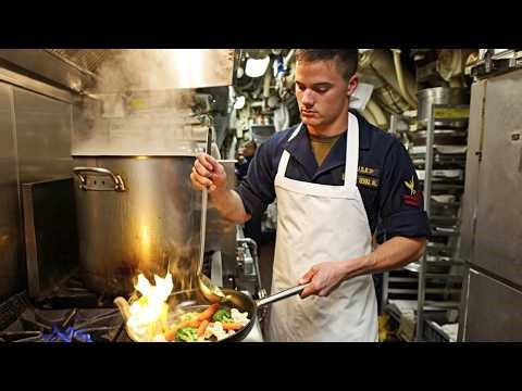 How Nuclear Submarine Chefs Cook 5 Star Meals For 6 Months Underwater