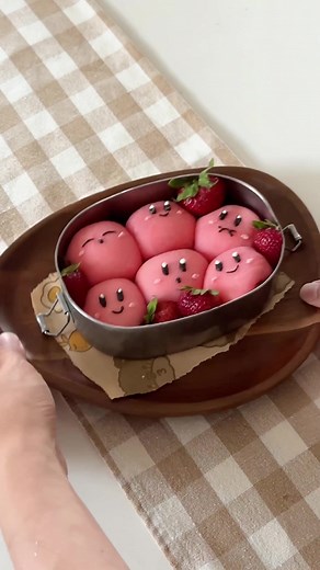 Kirby Strawberry Mochi Recipe