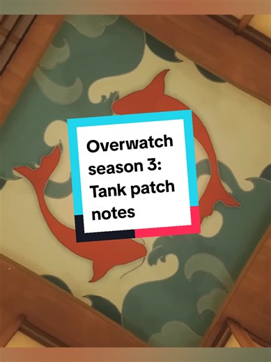 Season 3 Tank patch notes #overwatch #overwatchgame #overwatchclips #overwatchnews #overwatchgameplay