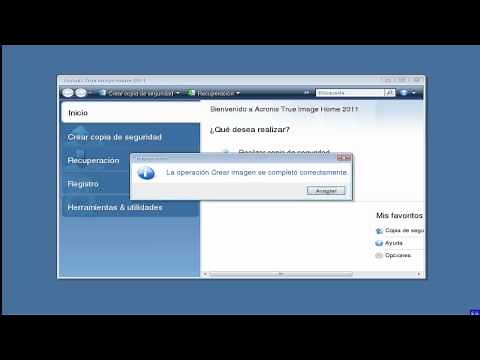 CREA UNA IMAGEN DE TU DISCO DURO CON ACRONIS TRUE IMAGE 11 Parte 1