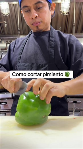 Como cortar pimiento 🫑 | Onion Cutting Tutorial