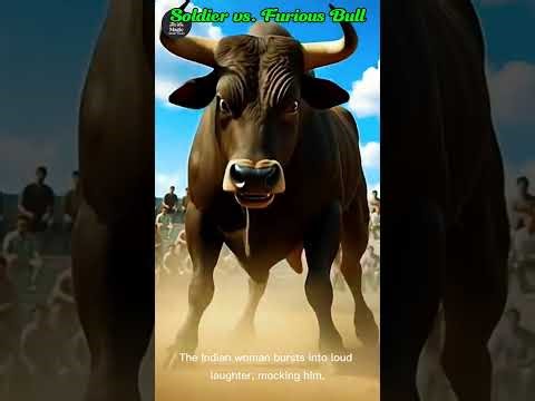 Brave Pakistani Soldier vs. Furious Bull – True Hero Story#army #comedyeffect #newsfeed