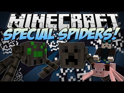 Minecraft | SPECIAL SPIDERS! (Brand NEW Terrifying Spiders!) | Mod Showcase [1.6.2]