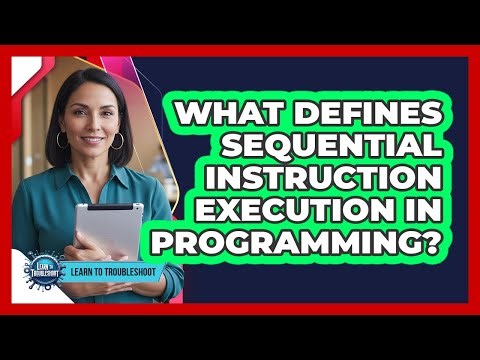 What Defines Sequential Instruction Execution in Programming?