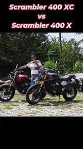 Triumph Scrambler 400 XC vs Scrambler 400 X 🔥 What's different 🤔 #shorts #shortsfeed #short