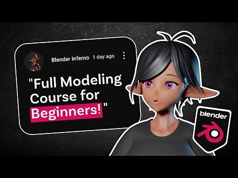 Blender 3D Modeling Course for Absolute Beginners! (Totally Free!)