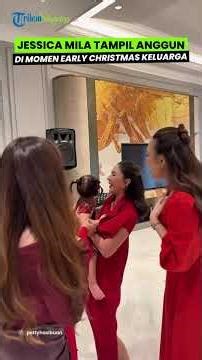 EARLY CHRISTMAS! Jessica Mila's Family Christmas Celebration in Red and Full of Love is in the Sp...