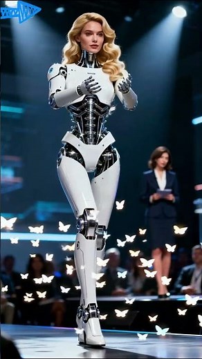 Stunningly Realistic AI Robot Unveiled on Stage#Robot #Fembot #Gynoid #FutureTech #Robotics