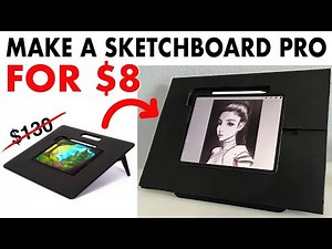 $8 Sketchboard Pro DIY | Sketchboard Pro Alternative | iPad Pro Drawing Stand Board | DIY Tutorial
