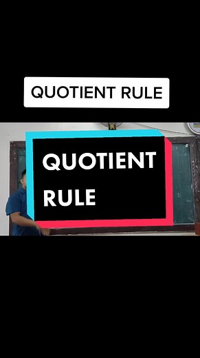 Understanding the Quotient Rule in Mathematics