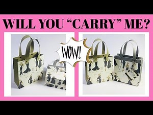 EASY PAPER PURSE TUTORIAL! ⭐️I’M A REAL PURSE⭐️Easy 3 Step Process! 30 MINUTE MAKE AND CARRY CRAFT!