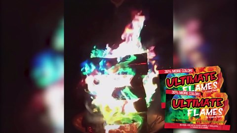 Magical Flames Fire Color Packets (Ultimate 12 Pack), Vibrant Multi-Color Fire for Fire Pits, Campfires, Bonfires & Fireplaces - Camping Essentials & Outdoor Party Accessories