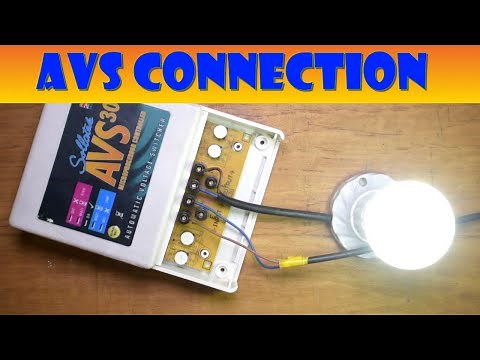 How to connect Automatic Voltage Switcher|AVS|AVS30|ELELCTRECA