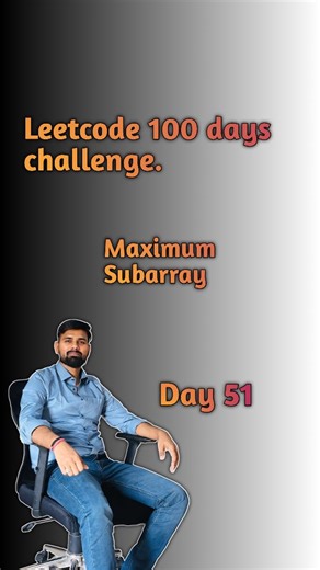 codewithamod on Instagram: "Leetcode 53, Maximum subarray . . #java #coding #viral #javaprogramming #trending #codinglife #education #trendingreels #code #codewithamod #reelinstagram #reelkarofeelkaro #reelitfeelit #dsa #java8 #stream #dreamjob #indiehackers #codingcommunity #developer #developerlife #techcreators"