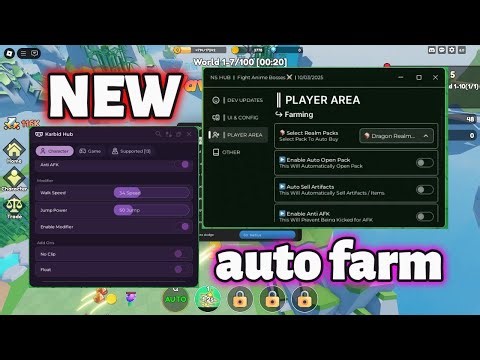 Fight Anime Bosses Script Roblox | New | Auto Farm | Auto Boss | Auto Dungeon | Working