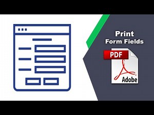 How to Print Only Fillable Form Fields in a PDF Document using Adobe Acrobat Pro DC