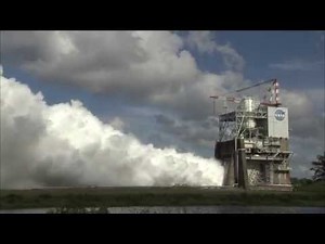 RS-25 Rocket Engine Test Firing