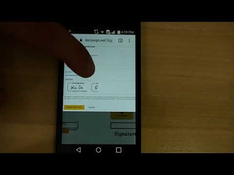 How to Electronically Sign a Document using DocuSign